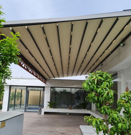 سقف چادری متحرک ایوان