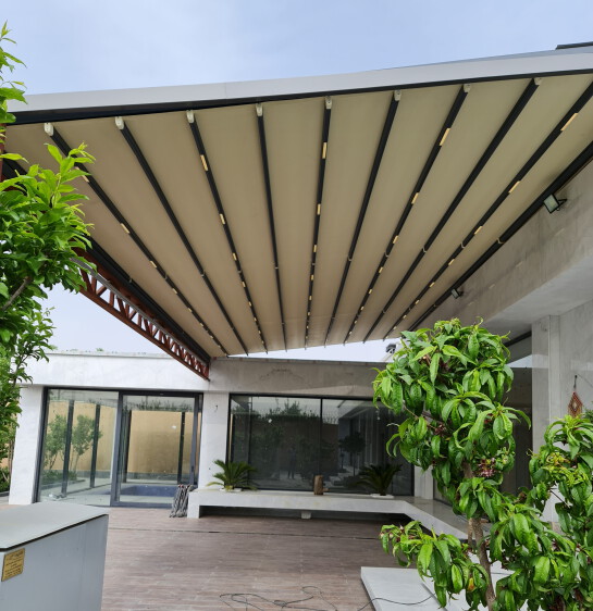 سقف چادری متحرک برقی