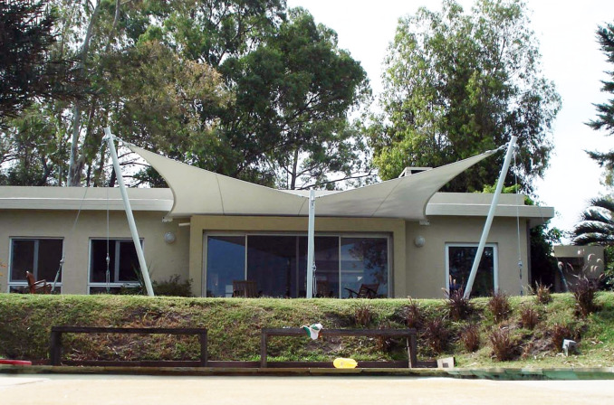 سایبان پارچهای ایوان ورودی