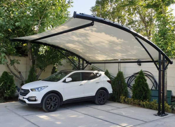 سایبان پارچه‌‌ای پارکینگ