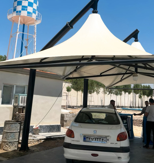 سایبان چادری دو قله خودرو