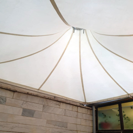 سقف پارچه ای حیاط خلوت