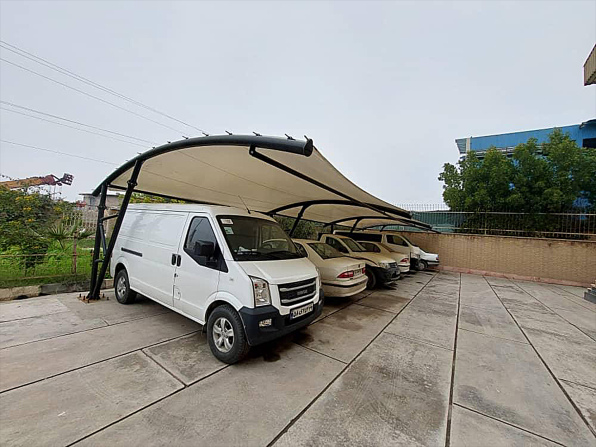 سایبان چادری خودرو شرکت توچال الکتریک