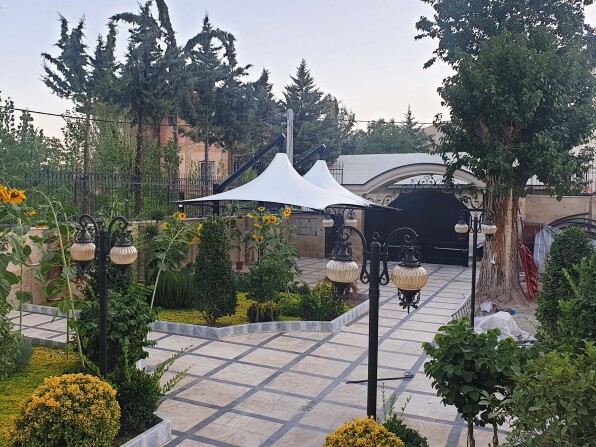 سایان چادری دوقله پارکینگ