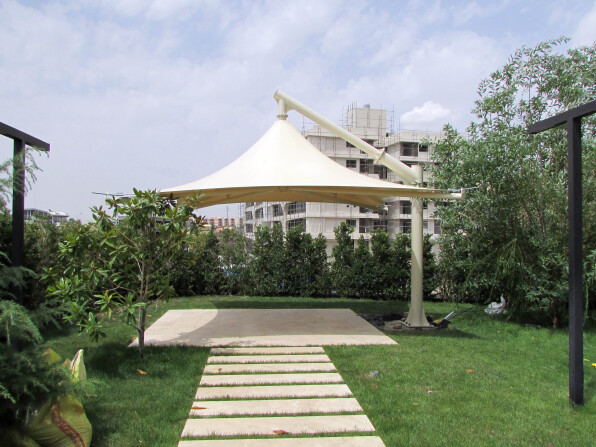 سایبان پارچه ای آلاچیق مجتمع مسکونی