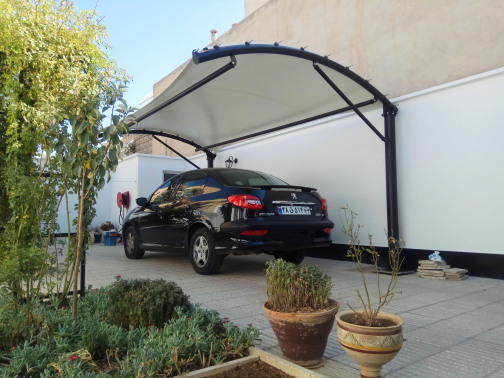 سایبان پارچه ای مدل کمان