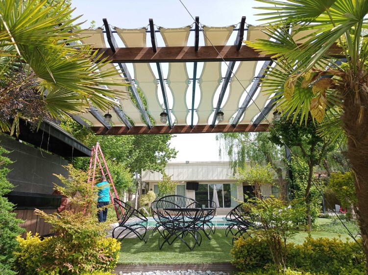 سایبان چادری مدل پرگولا