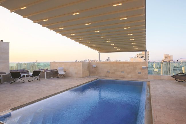 سقف پارچه‌ای متحرک