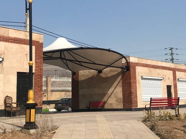 سایبان چادری بازارچه سنتی شهر پردیس